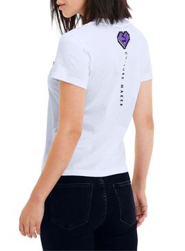 Camiseta Puma Digital Love Blanco para Mujer