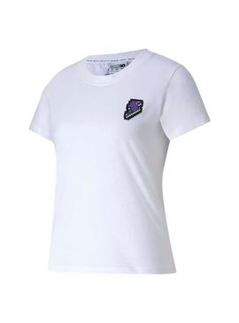 Camiseta Puma Digital Love Blanco para Mujer