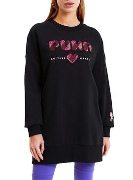 Vestido Puma Digital Love Negro para Mujer