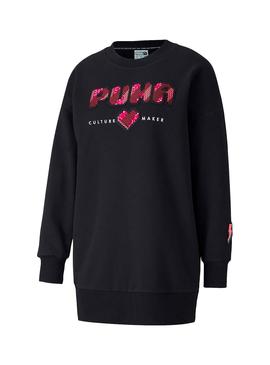 Vestido Puma Digital Love Negro para Mujer