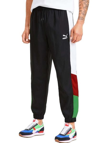 Pantalon Puma Tailored Negro para Hombre