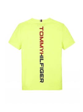 Camiseta Tommy Hilfiger Refelctive Verde para Niño