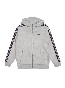 Sudadera Fila Basic Gris para Niño y