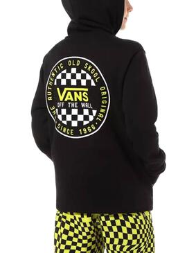 Sudadera Vans Check Negro para Niño