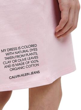 Vestido Calvin Klein Dye Rosa para Niña