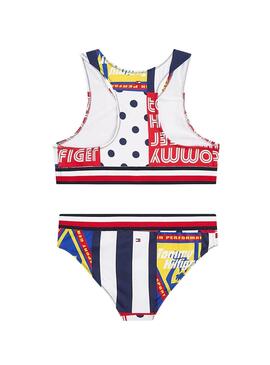 Bikini Tommy Hilfiger Patchwork Multi para Niña