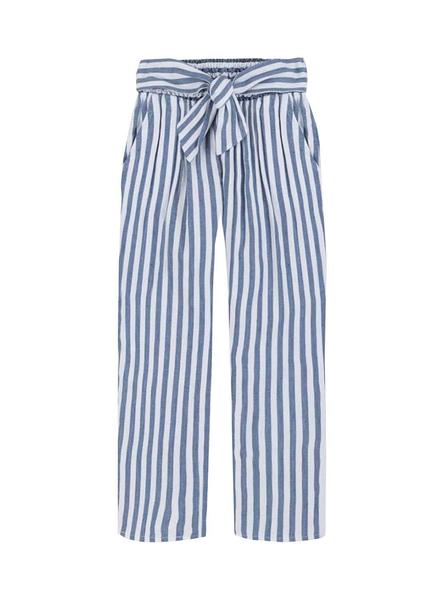 Pantalon Mayoral Lino Azul para Niña