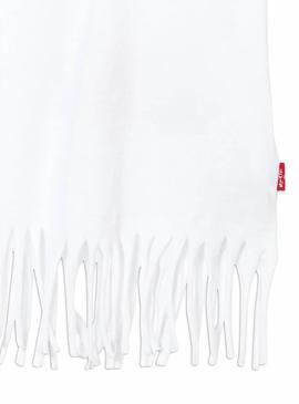 Camiseta Levis Fringe Blanco para Niña