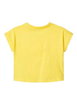 Camiseta Name It Vilma Amarillo para Niña