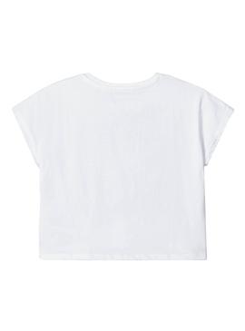 Camiseta Name It Vilma Blanco para Niña