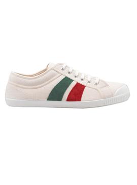 Zapatillas El Ganso Squash Canvas Blanco Hombre