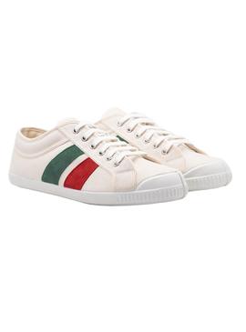 Zapatillas El Ganso Squash Canvas Blanco Hombre