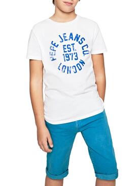Camiseta Pepe Jeans Anthony Blanco para Niño