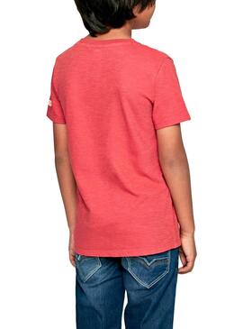 Camiseta Pepe Jeans Ado Rojo para Niño