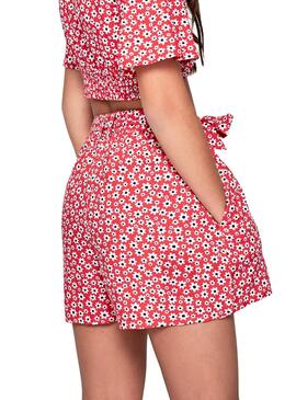 Short Pepe Jeans Catalina Rojo para Niña