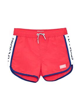 Bañador Pepe Jeans Filo Rojo para Niño