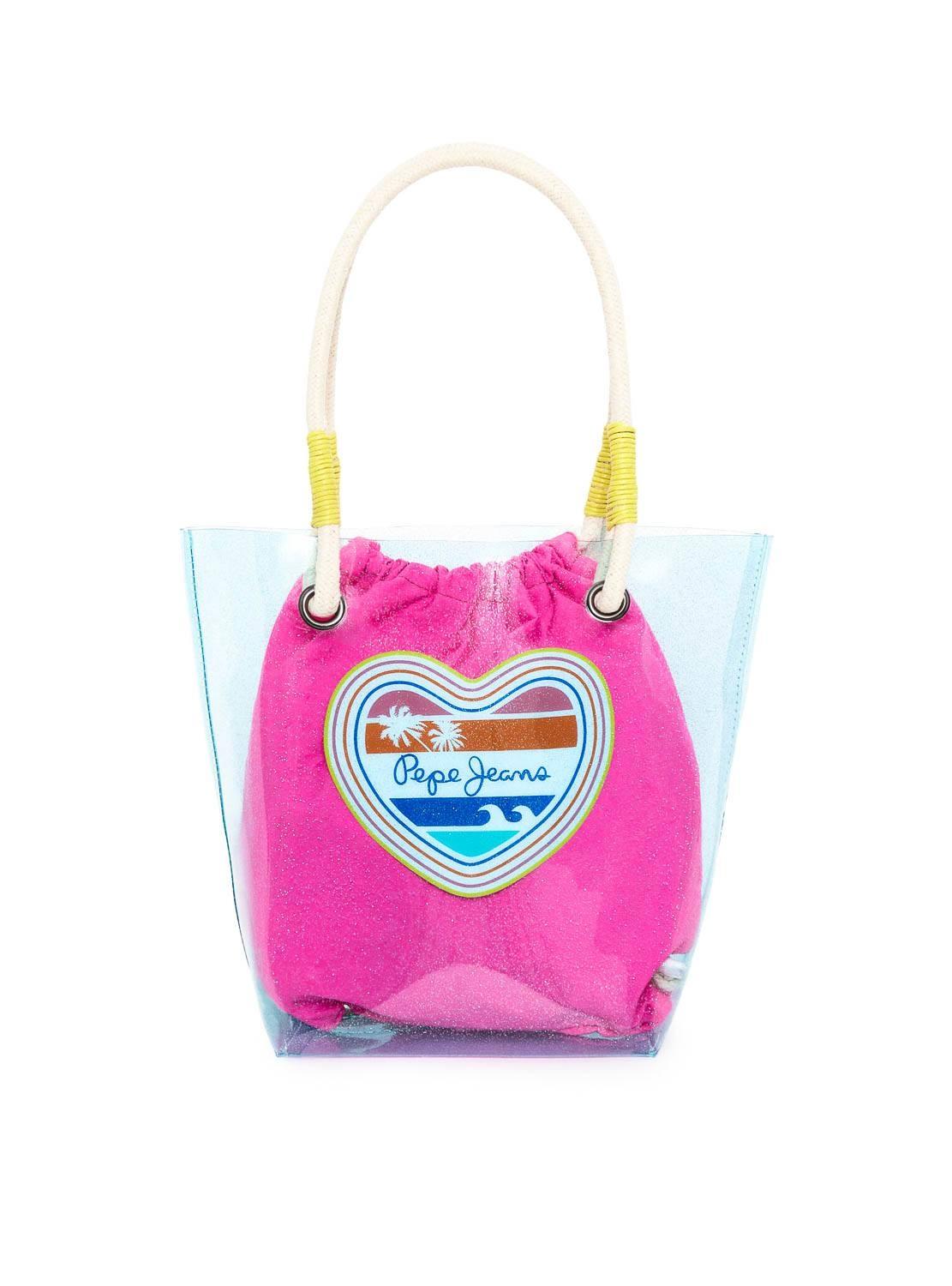 Bolso pepe jeans transparente online