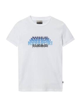 Camiseta Napapijri Syllo Blanco para Niño