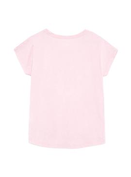 Camiseta Pepe Jeans Maripaz Rosa para Niña