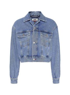 Cazadora Vaquera Tommy Jeans Bandera Para Mujer