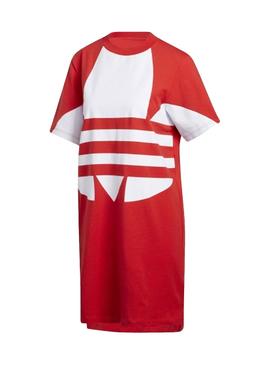 Vestido Adidas Logo Rojo Para Mujer