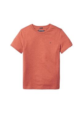 Camiseta Tommy Hilfiger CN KNIT Naranja 