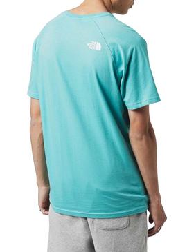 Camiseta The North Face Rag Turquesa para Hombre