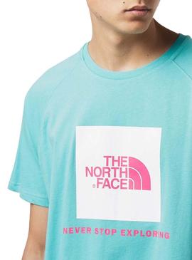 Camiseta The North Face Rag Turquesa para Hombre