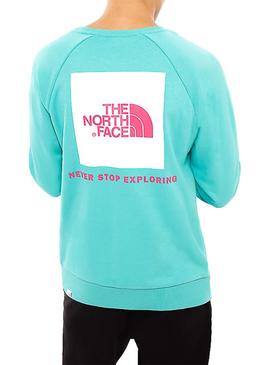 Sudadera The North Face Redbox Turquesa