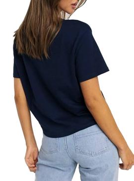 Camiseta Tommy Jeans Modern Logo Marino Mujer