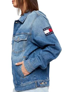 Cazadora Vaquera Tommy Jeans Oversize ANMB Mujer