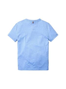 Camiseta Tommy Hilfiger V- Neck Azul Niño
