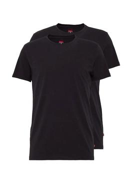 Camiseta Levis Slim Negro para Hombre