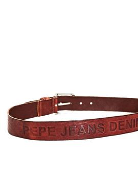 Cinturon Pepe Jeans Mathew Marron para Hombre