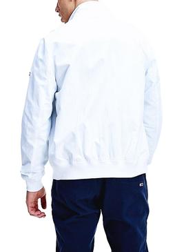 Cazadora Tommy Jeans Essential Bomber Blanco