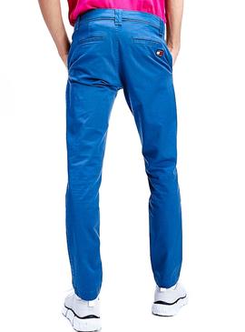 Pantalon Tommy Jeans Scanton Chino Azul Klein