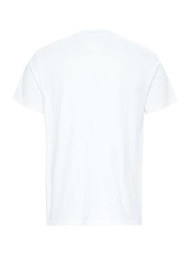 Camiseta Tommy Jeans Arched Blanco para Hombre