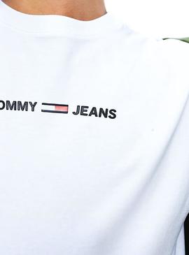 Camiseta Tommy Jeans Small Logo Blanco