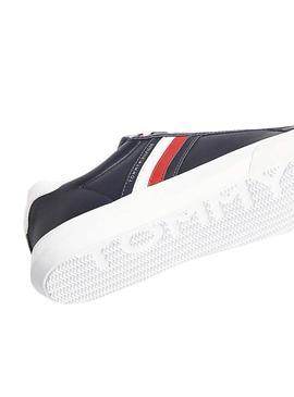 Zapatillas Tommy Jeans Essential Leather Azul 