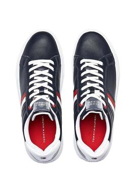 Zapatillas Tommy Jeans Essential Leather Azul 