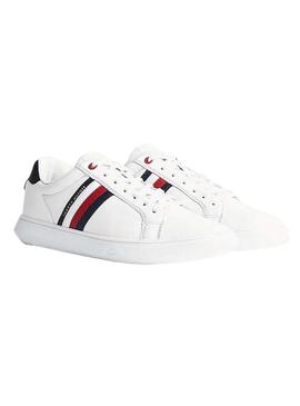 Zapatillas Tommy Jeans Essential Leather Blanco