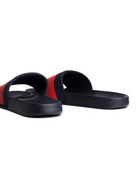 Chanclas Tommy Jeans Essential Flag Azul 