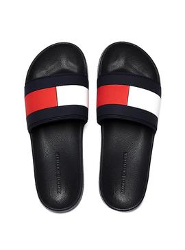 Chanclas Tommy Jeans Essential Flag Azul 