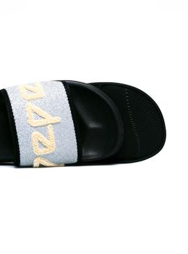 Chanclas Pepe Jeans Slider Tow Silver Para Mujer