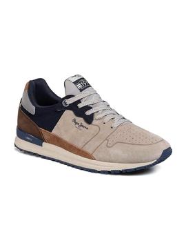 Zapatillas Pepe Jeans Tinker Gris Para Hombre