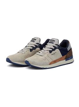 Zapatillas Pepe Jeans Tinker Gris Para Hombre
