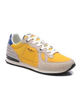 Zapatillas Pepe Jeans Tinker Wer Amarillo Hombre