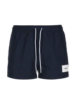 Bañador Calvin Klein Drawstring Marino Para Hombre