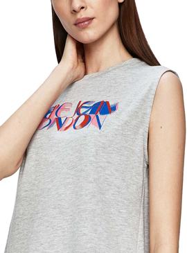 Camiseta Pepe Jeans Agnes Gris para Mujer