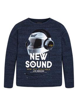 Camiseta Mayoral New Sound Azul